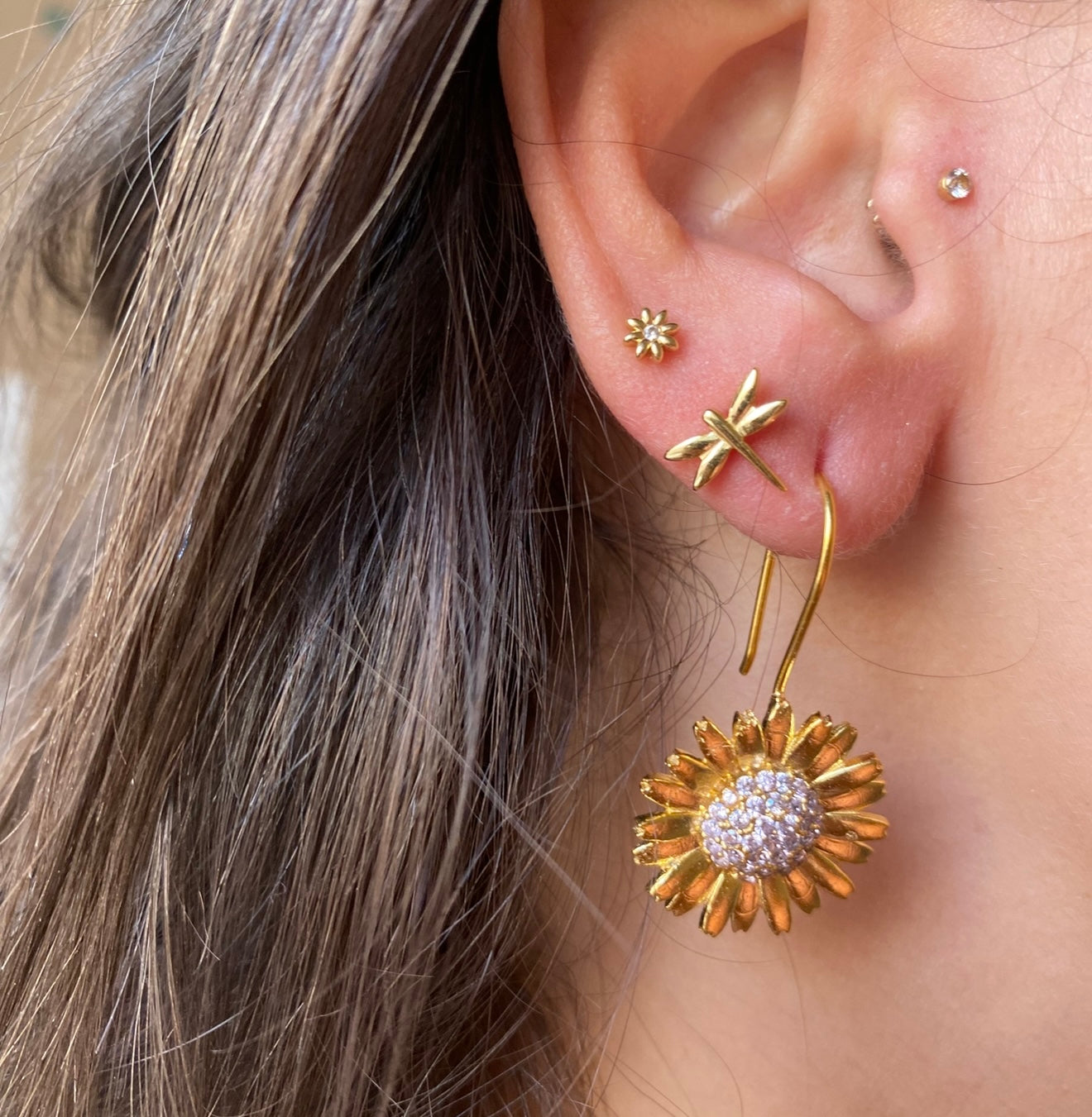 Sunflowers Daily Earrings