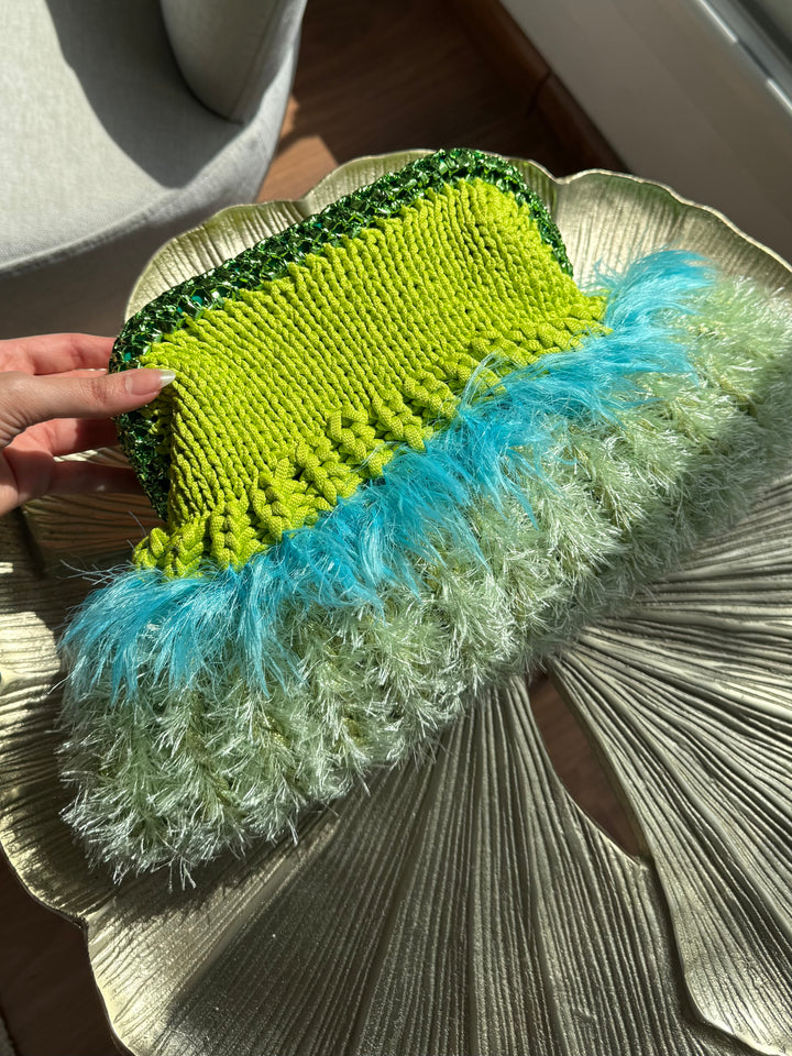 TUY CLUTCH-Neon Green