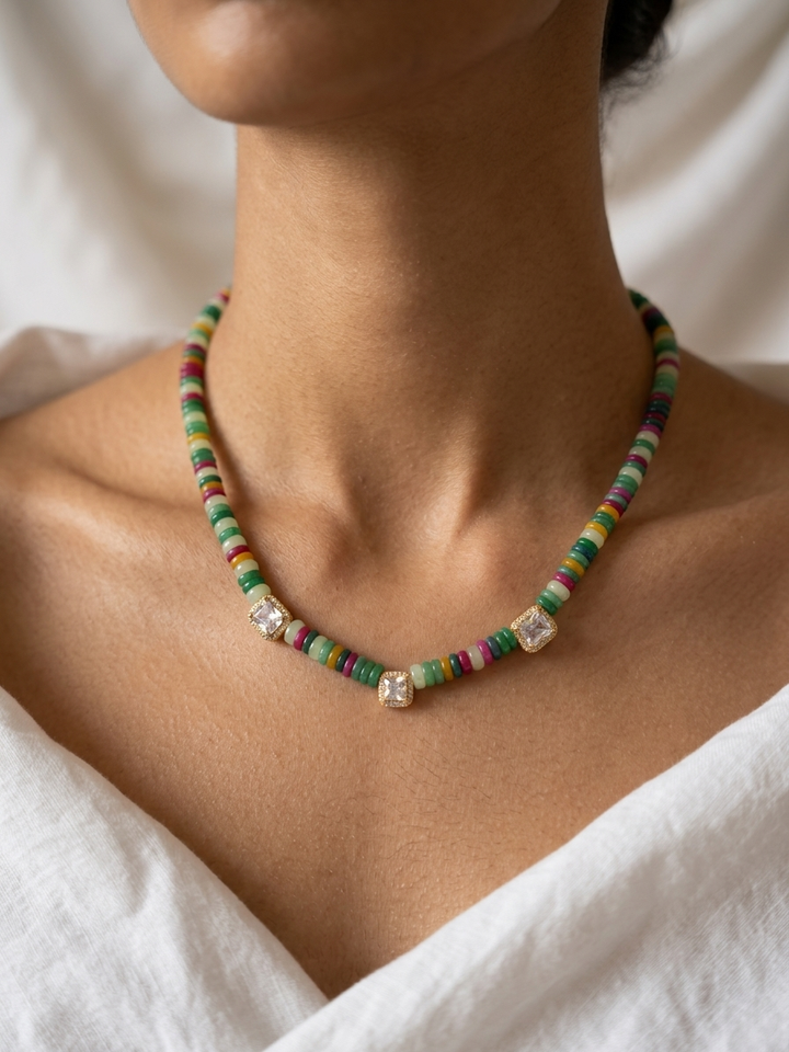 Confetti Opal Necklace
