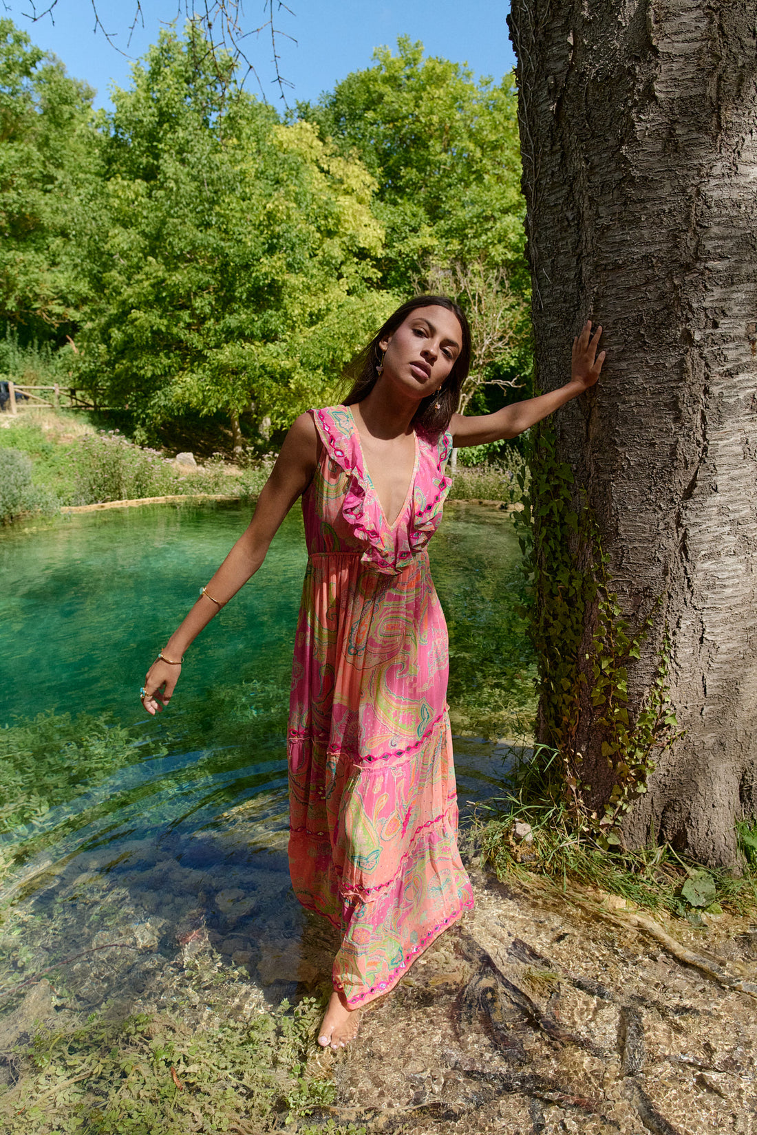 Bahamas Orange Dress