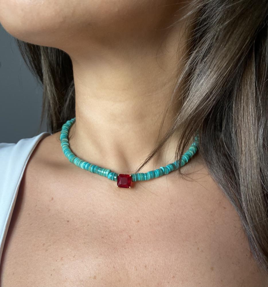 Jade Puka Necklace