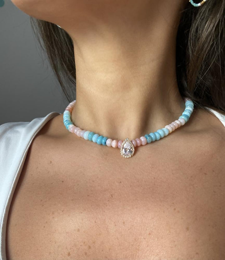 Marshmallow Opal Necklace