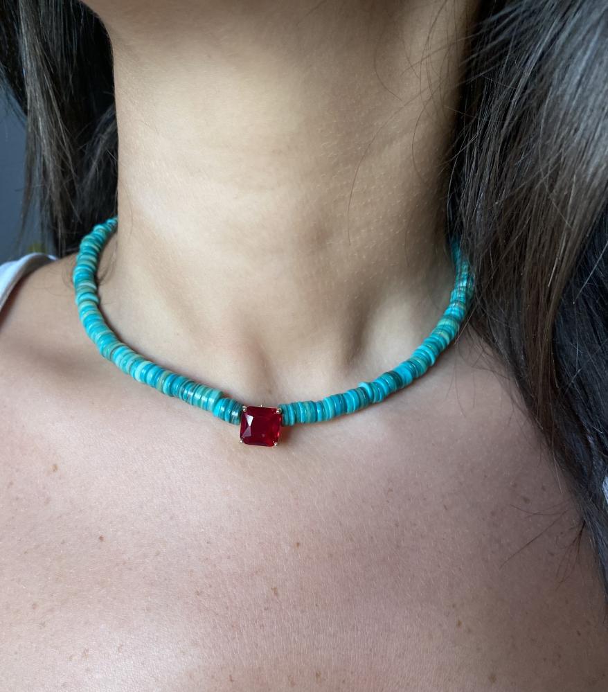 Jade Puka Necklace
