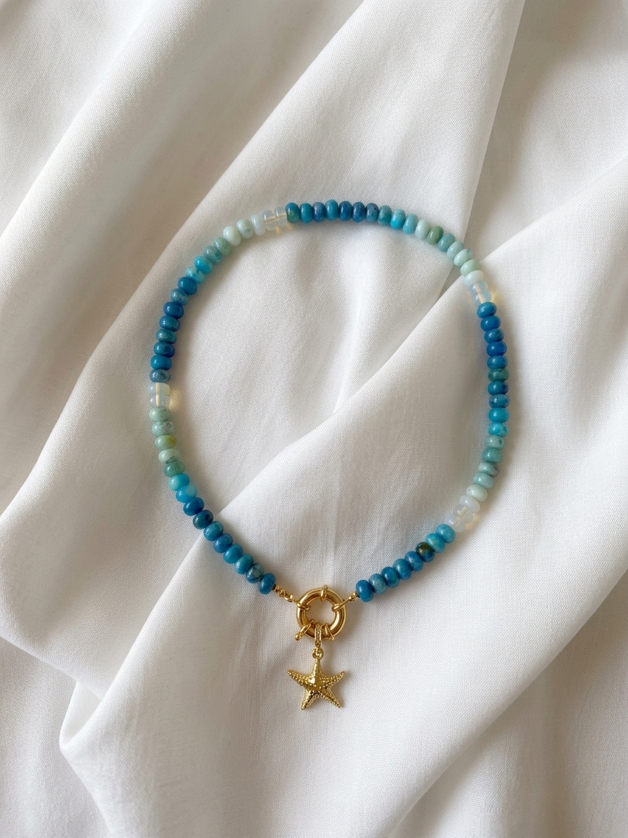 Star of the Sea Opal Necklace