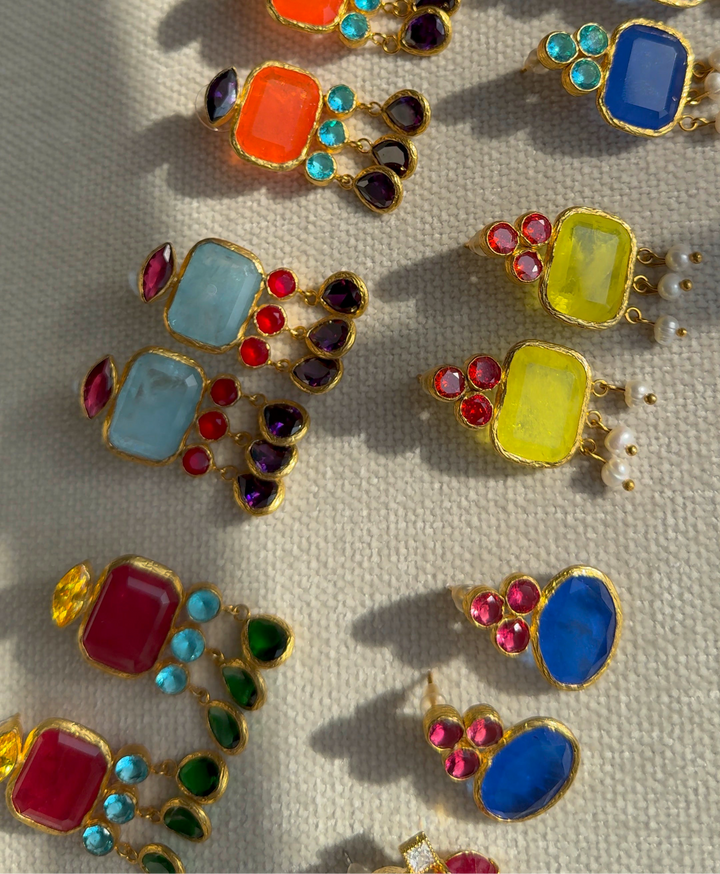 Neon yellow Earrings
