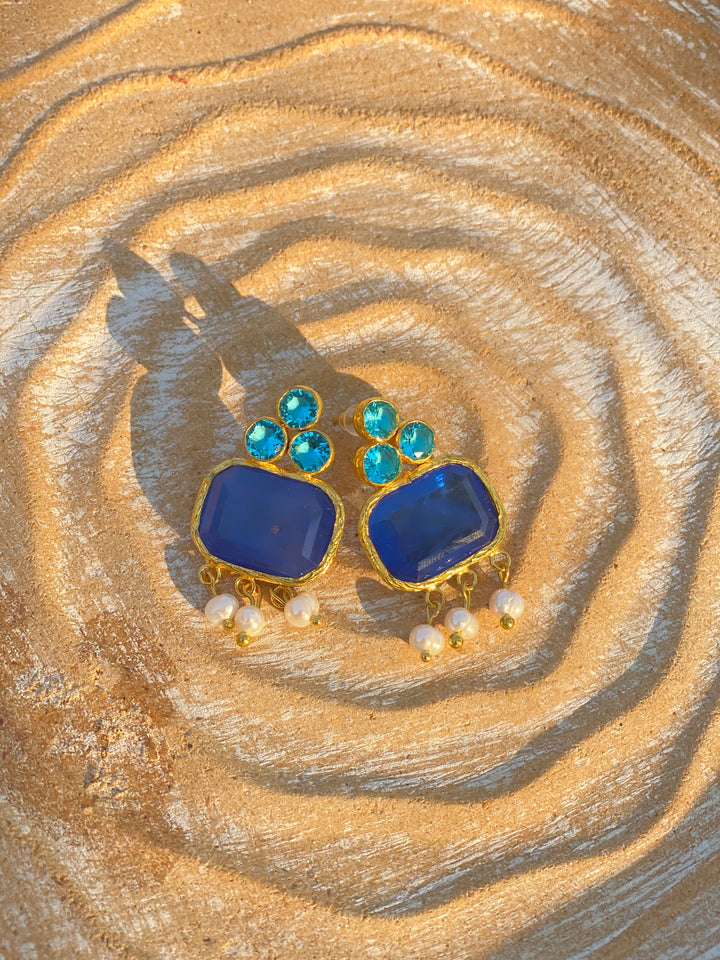 Electric Blue Earrings