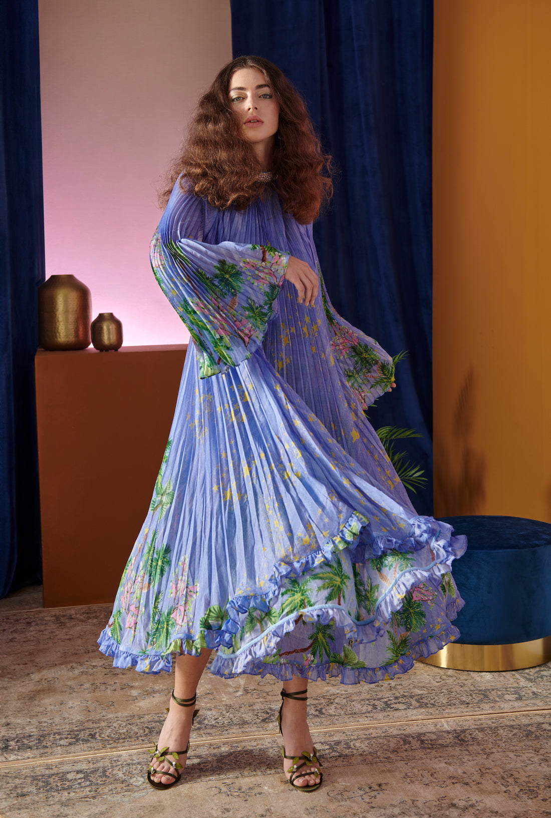 EARTH DRESS BLUE