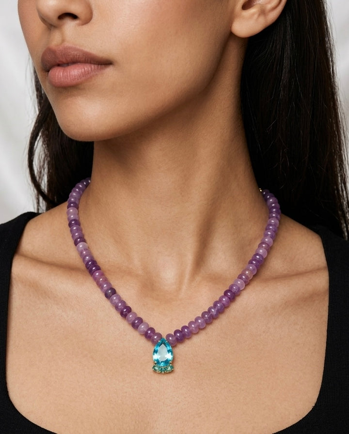 Lilac Dream Opal Necklace