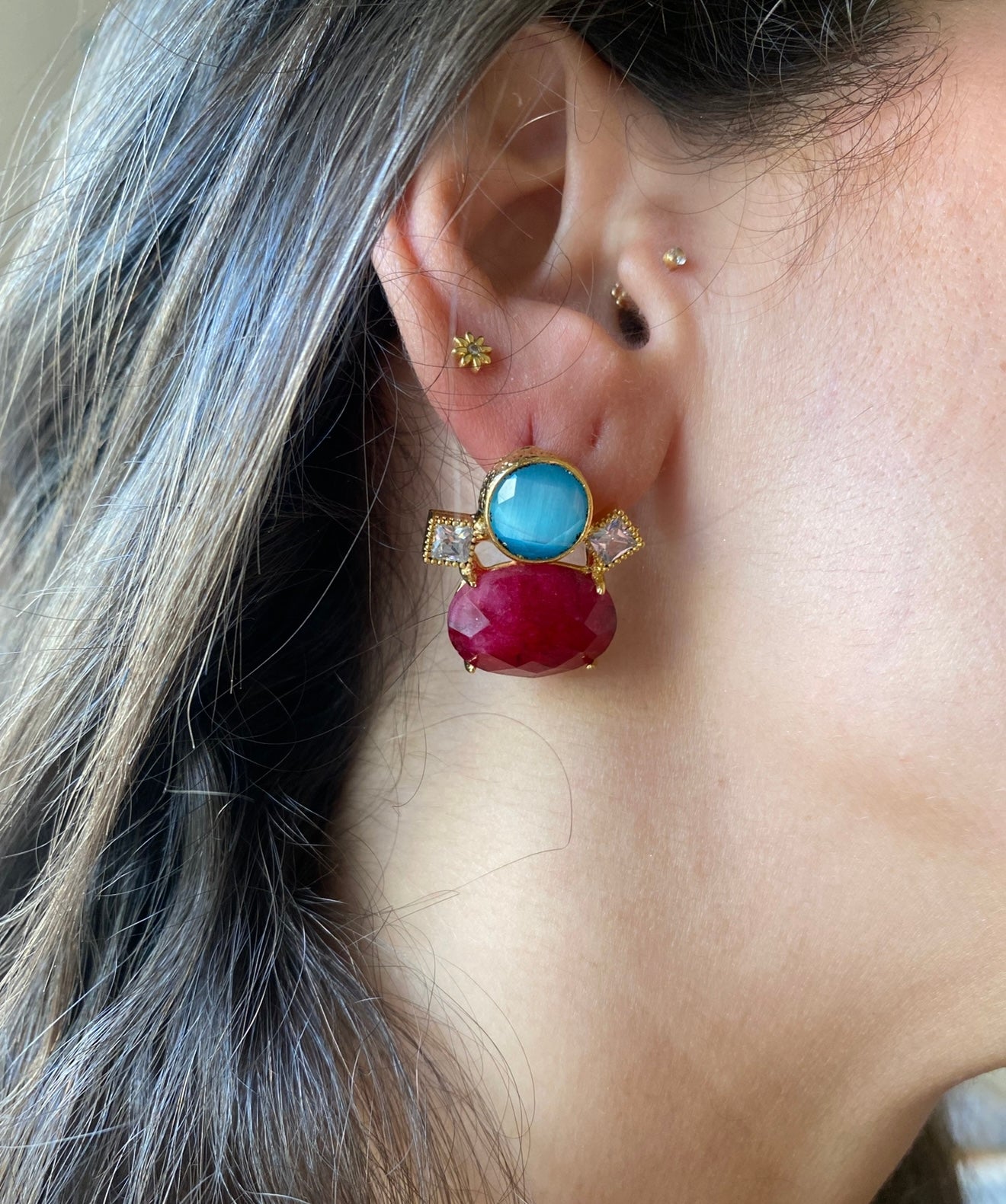 Ruby Earrings