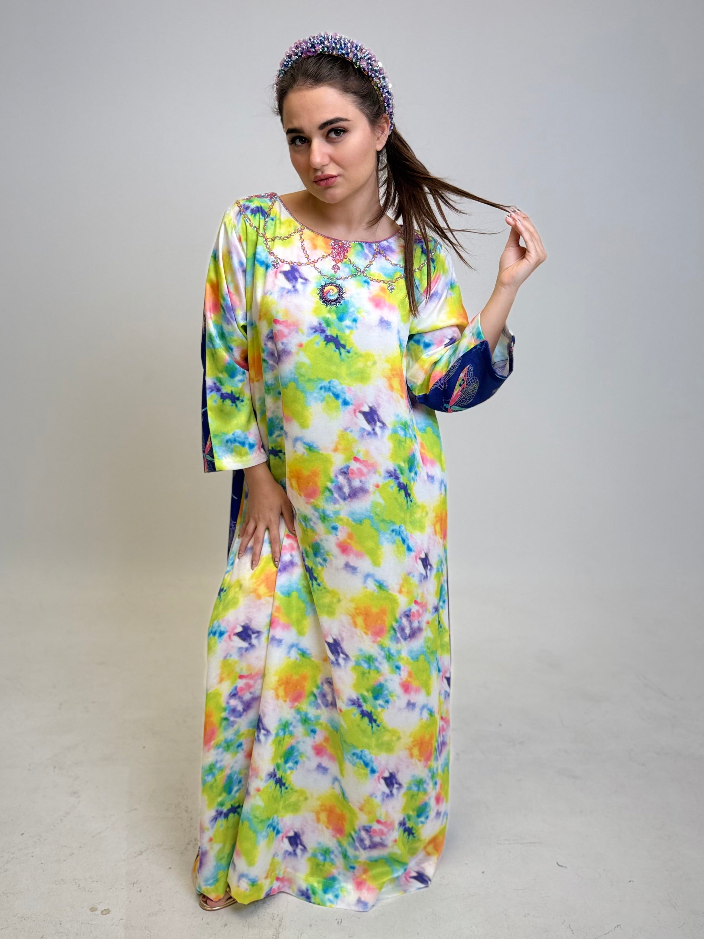 Fireworks Glow - Double Side Kaftan