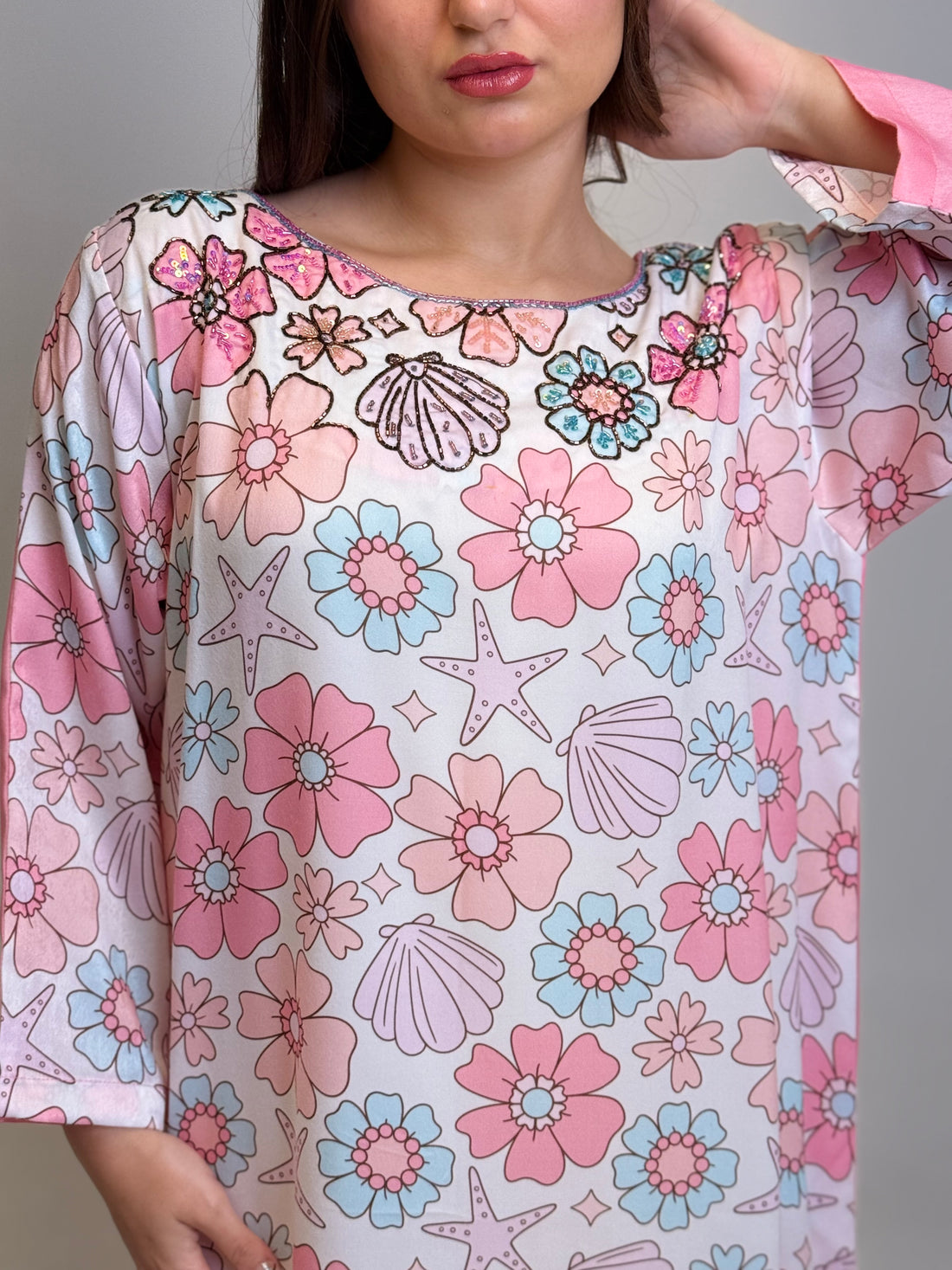Blooming shell - Double Side Kaftan