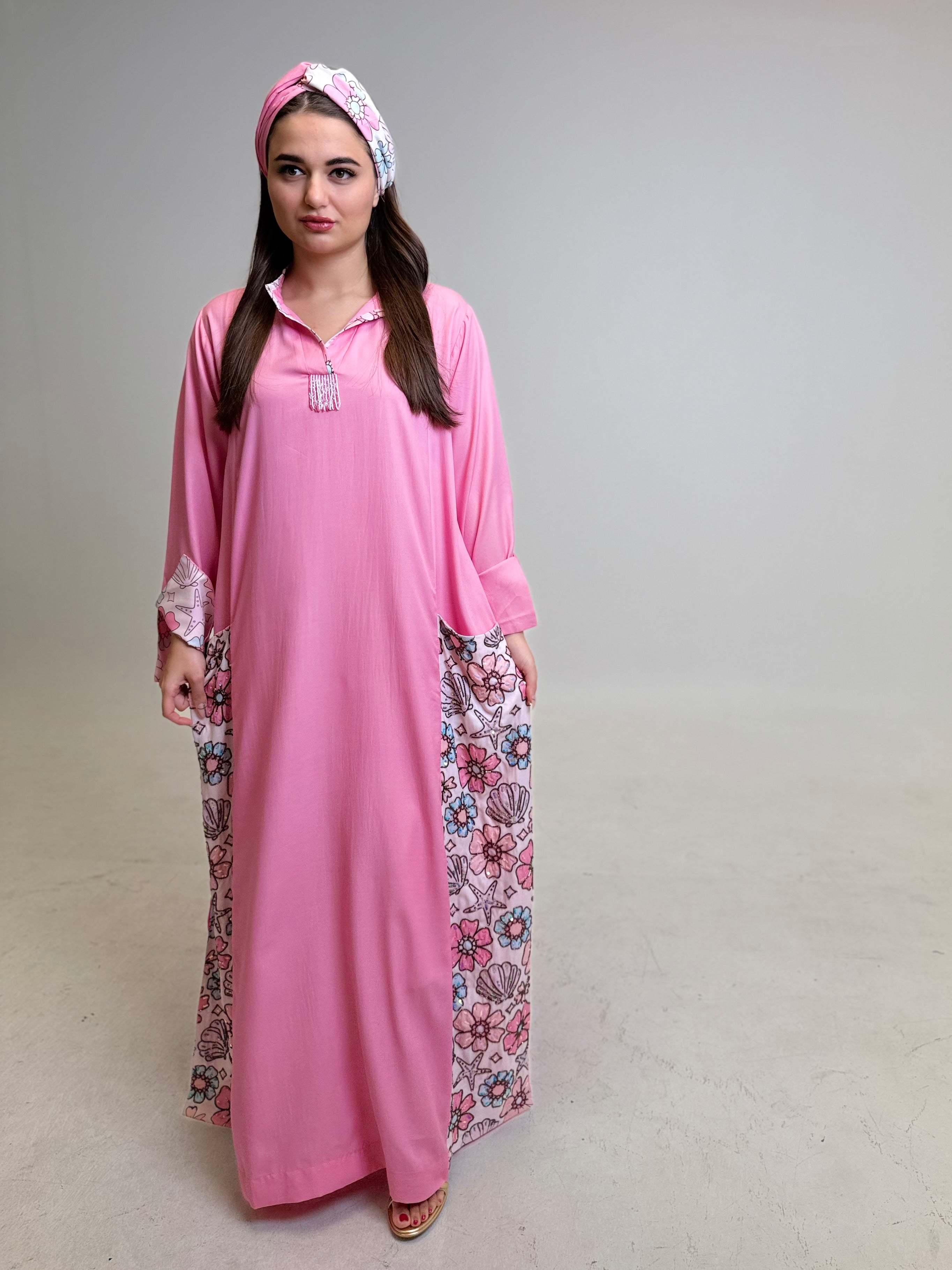 Pink Shells Thobe