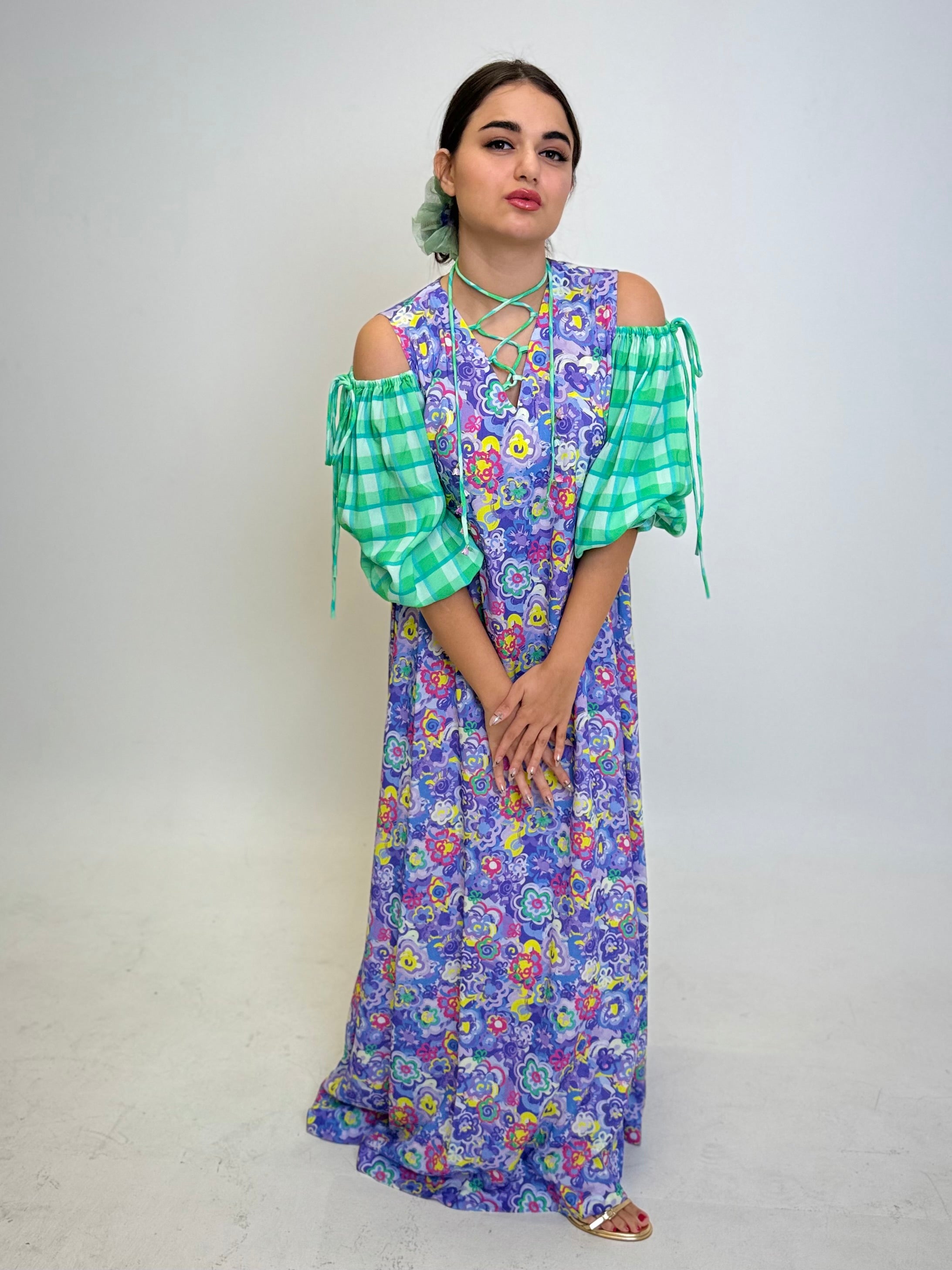 Pistachio Bloom - Off Shoulder