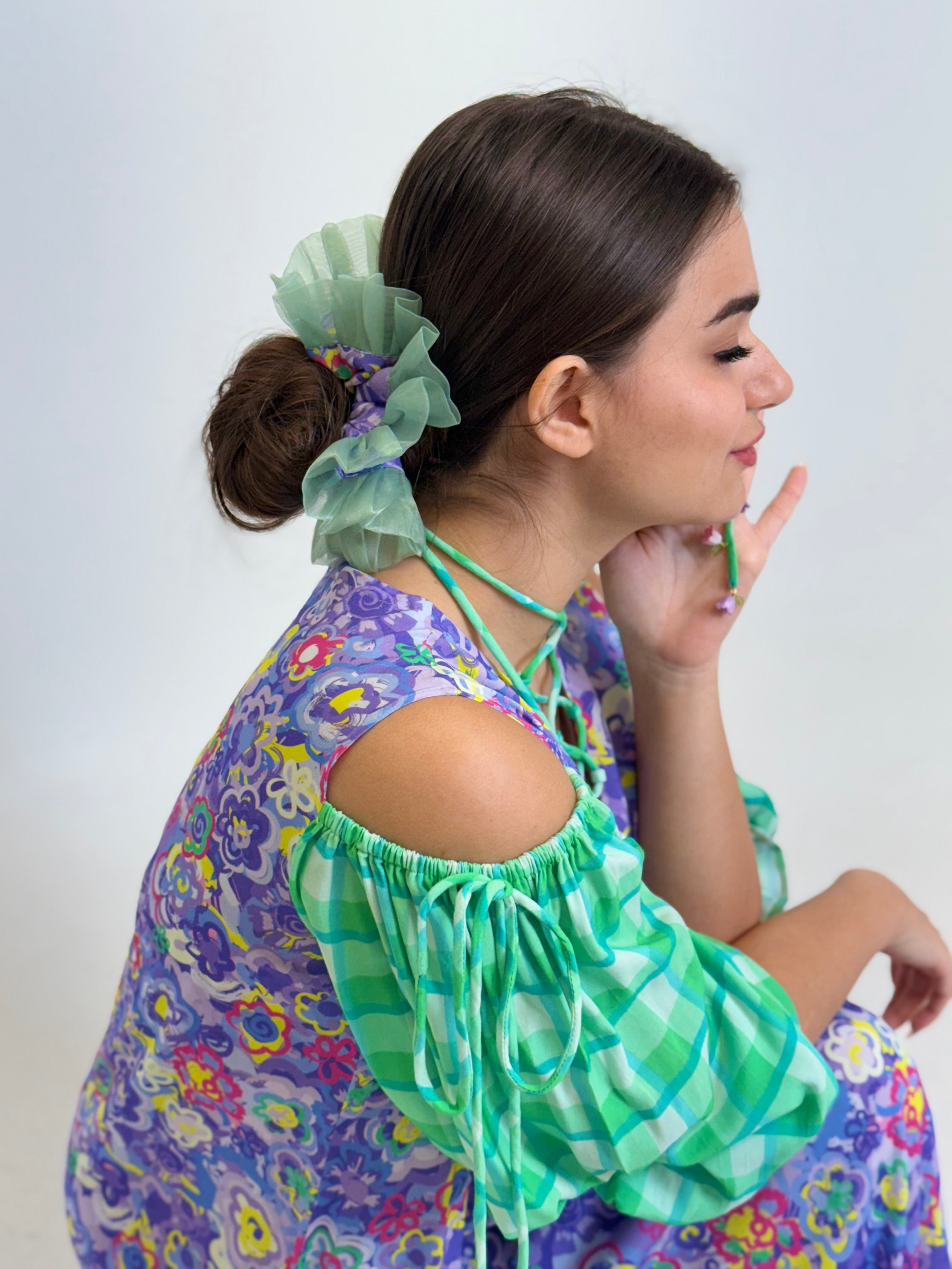 Pistachio Bloom - Off Shoulder