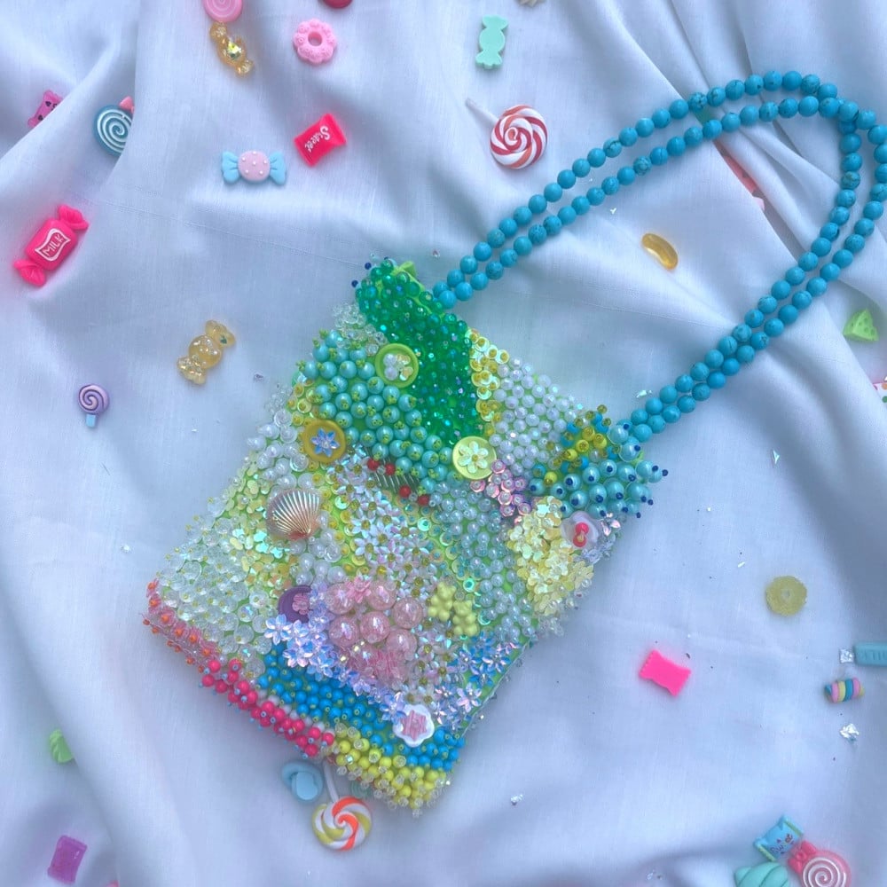 Handmade Beaded Bag