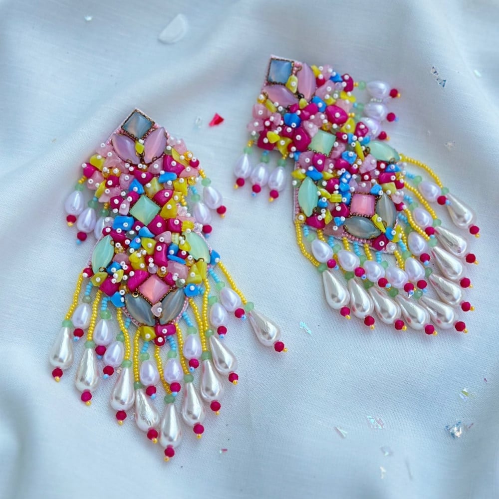 Handmade Multicolor Earrings