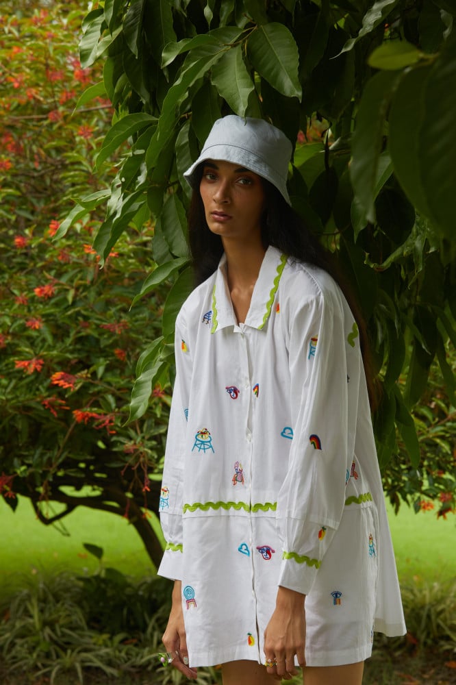 EVERYTHING AT ONCE SHIRT DRESS