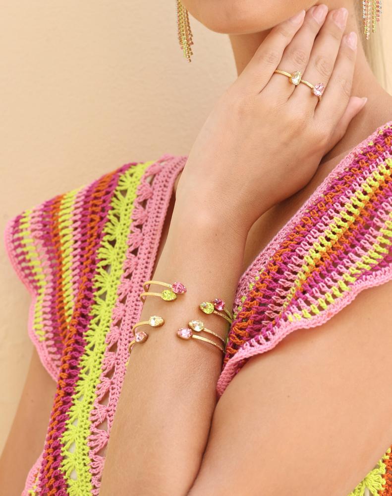 PETITE DROP BRACELET - Citrus Green