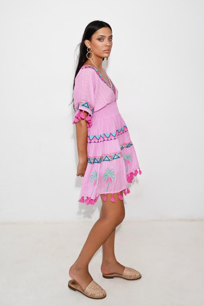 SASHA SHORT DRESS PINK