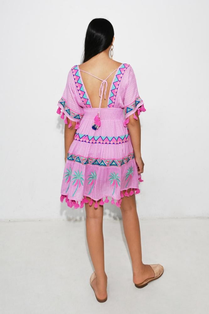 SASHA SHORT DRESS PINK