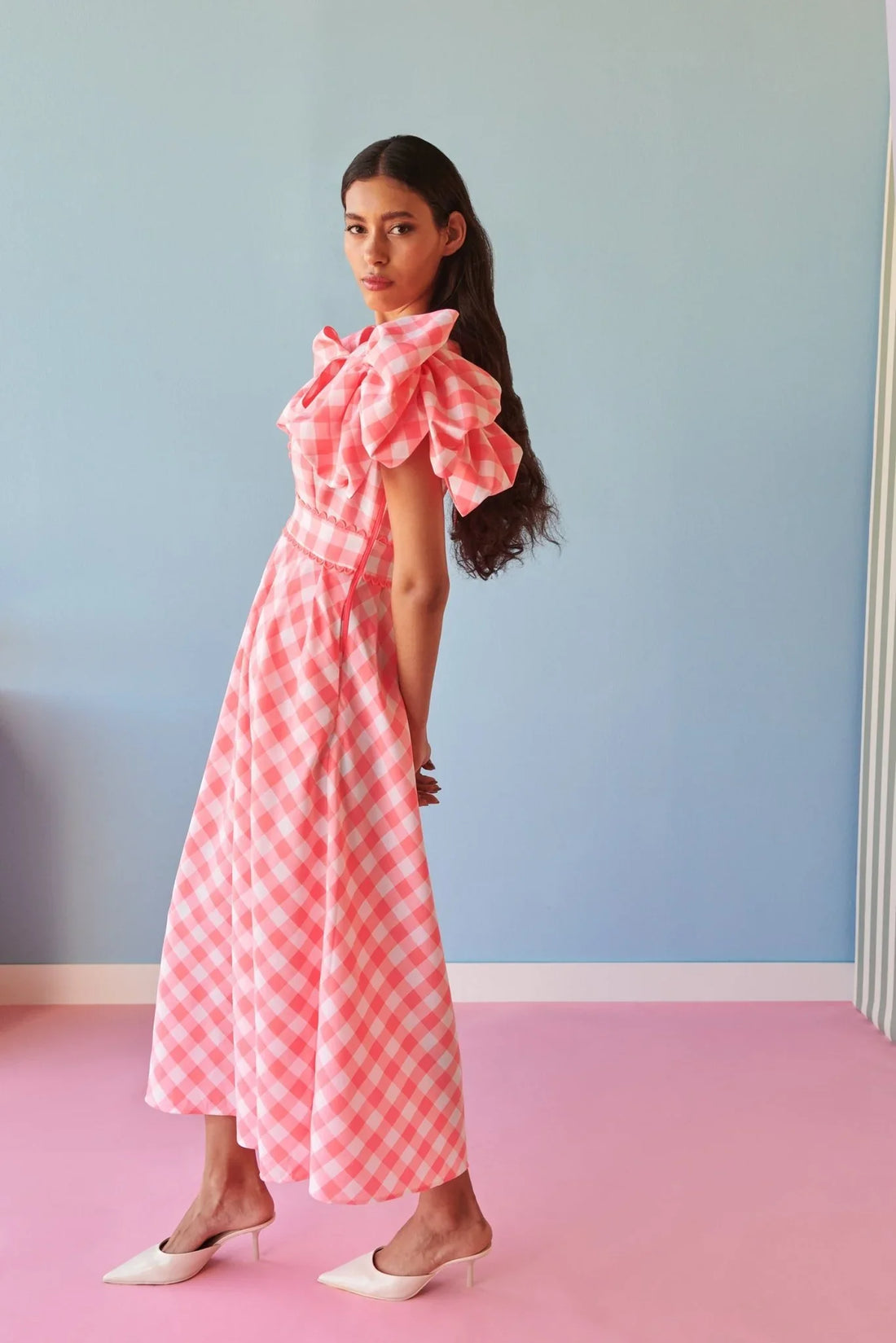 Curazao Vichy Pink Drees