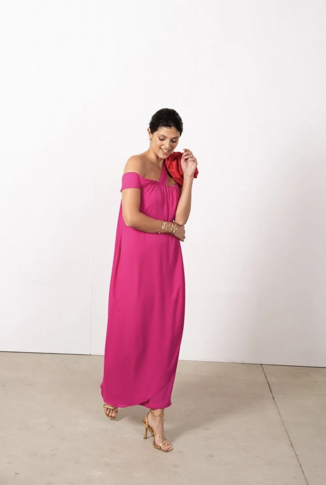 Red Fuchsia Dress