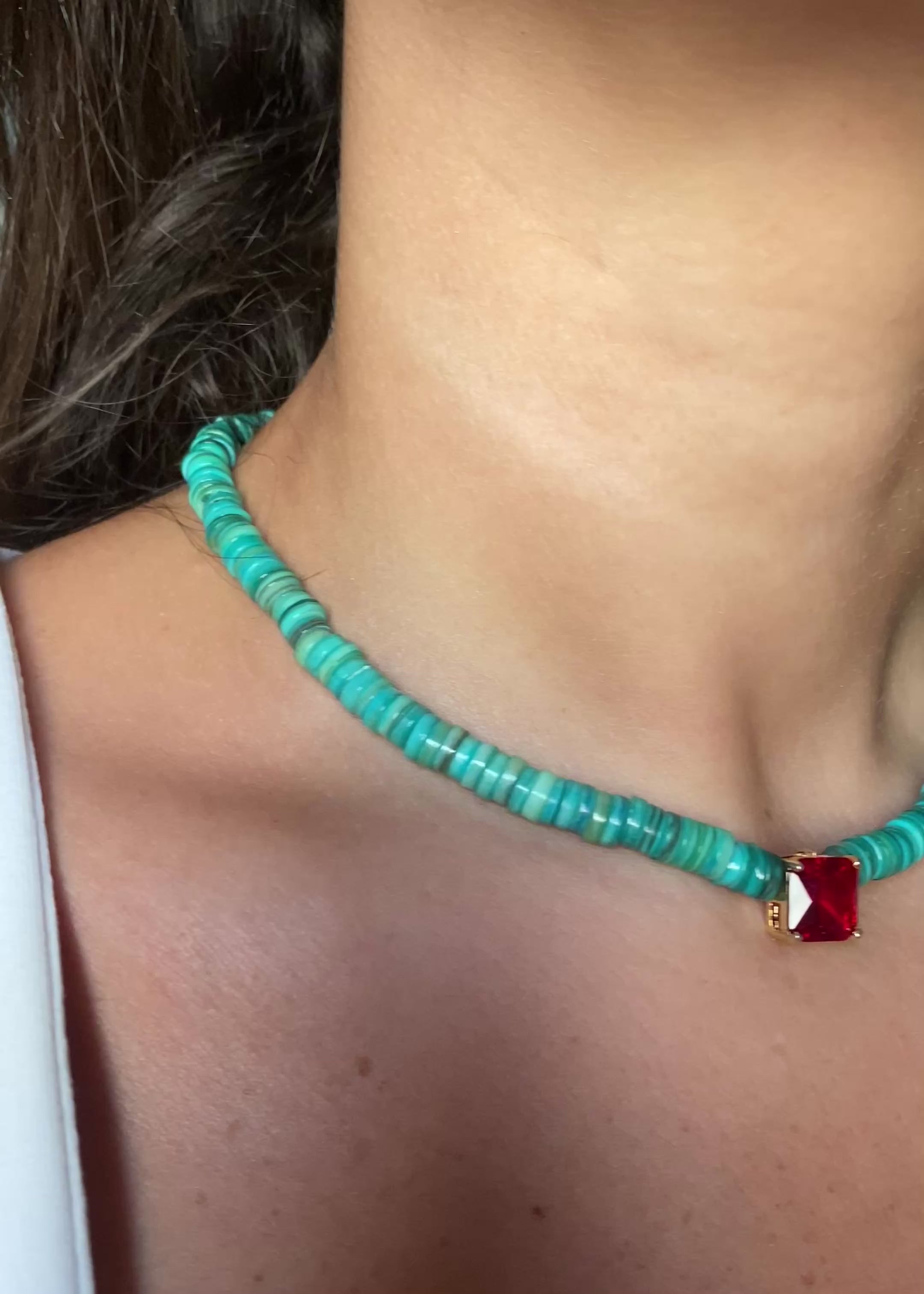 Jade Puka Necklace